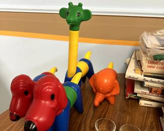 Vintage Tupperware Toys ZOO IT YOURSELF Animal Set