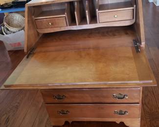 DROP LEAF SECRETARY DESK (INTERIOR)