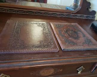 EMBOSSED LEATHER COVERS