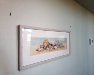 SHELL FRAMED PRINT