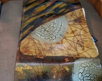 GLASS SERVING PLATTERS