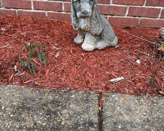 Concrete cocker spaniel