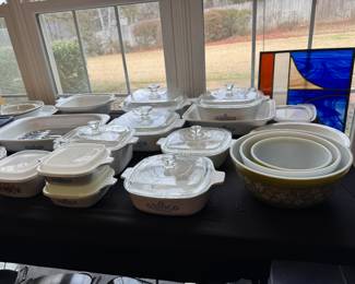 Corning ware and pyrex