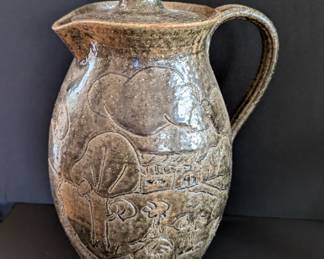 Richard Kale Pottery Pitcher with lid