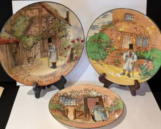 Royal Doulton 'Gaffers' lot #12 : 3 deep plates