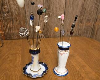 Antique & Vintage Hat Pin Holders & Hat Pins