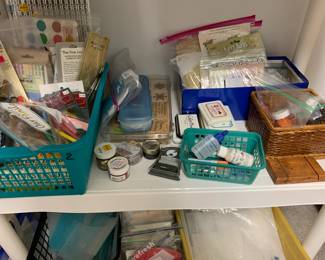 Stamping and other crafting supplies
