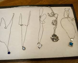 Sterling Silver -- Pretty Necklaces!