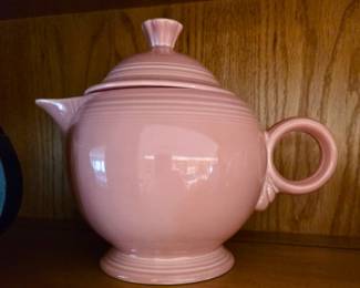 Vintage Fiesta Pink Tea Pot