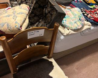 Chair w/ Cowhide Seat