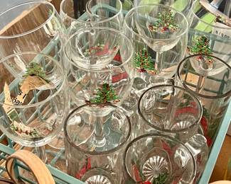 Christmas glasses