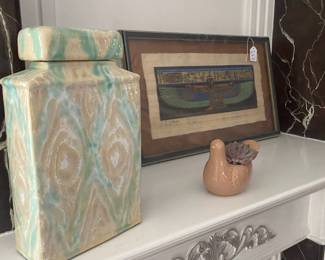 vase, egyptian papyrus