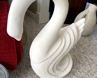 ceramic swan