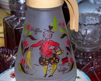 MID CENTURY SYRUP DISPENSER