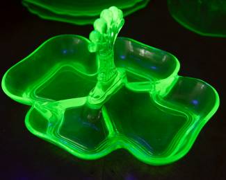 ANTIQUE URANIUM GLASS