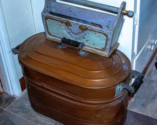 LARGE COPPER WASH BOILER