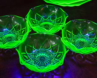 ANTIQUE URANIUM GLASS