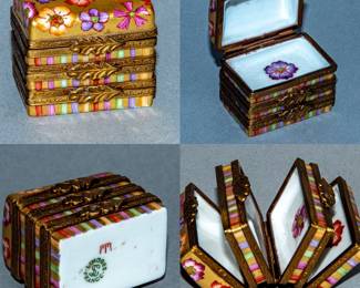 Limoges Triple Hing Box