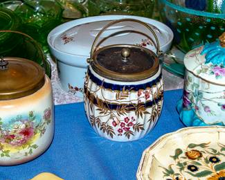 ANTIQUE BISCUIT JARS