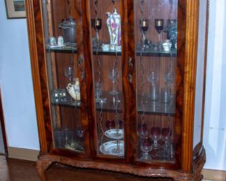 ANTIQUE CURIO CABINET