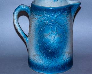 ANTIQUE STONEWARE PITCHER