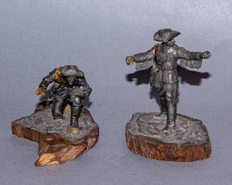 PEWTER WESTER FIGURE BY KEN DETTLING