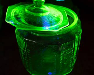 ANTIQUE URANIUM GLASS