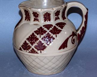 ANTIQUE STONEWARE PITCHER