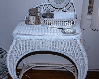 WICKER VANITY
