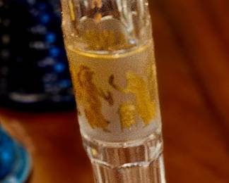 Signed "Danse de Flore" bud  vase by Val St. Lambert. Gorgeous!