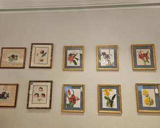 Various watercolors, and art