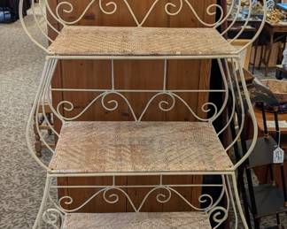 Vintage garden plant stand 77" Tall, 16" deep, 33" depth, customizable and comes apart in pieces