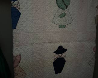 SUNBONNET BABIES ANTIQUE QUILT 