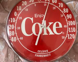 VINTAGE COCA COLA THERMOMETER 