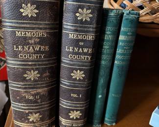 #MEMOIRS#LENAWEE#COUNTY#ANTIQUE#BOOKS 