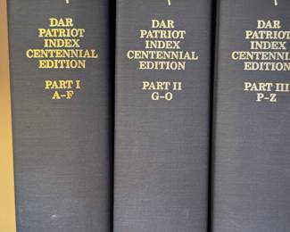 DAR PATRIOT CENTENIAL EDITON BOOKS 