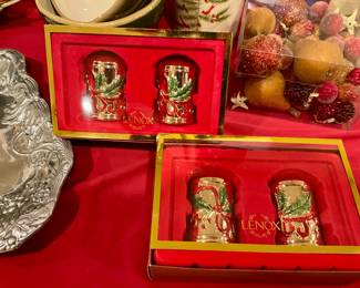 Lenox, Christmas Salt and Peppers 