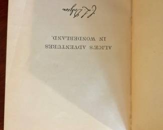 Vintage, Alice in Wonderland , Book League of America 1941