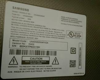 Samsung TV, 40", UN40n5200afxza