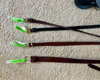 Designer Leather Belts.  Allen Edmonds, size 40 - 42. Coach Belts, Size 40-42