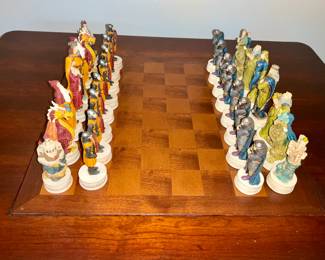 Chess Pieces to game table. 