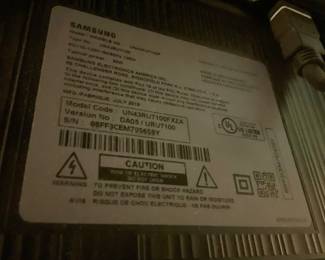 Samsung Tv, UN43Ru7100fxza