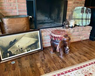 Art, Elephant stool, , Copper Steamer, 