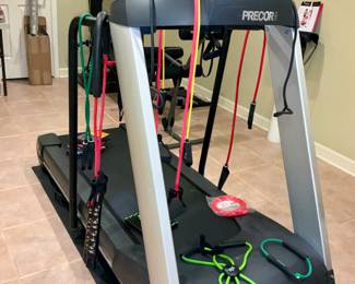 Precor Treadmill 9.33.     Excersize bands 