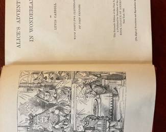 Vintage, Alice in Wonderland , Book League of America 1941