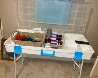 Gift Wrapping table, Gift wrapping storage 
