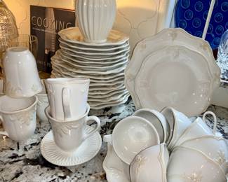 Lenox, everyday dishes. " Butlers  Pantry".  Setting for 8