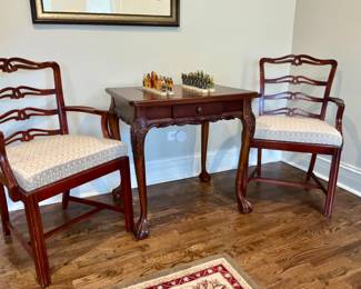 Game Table, Chess, Bat gammon, Dining Room Chairs  
