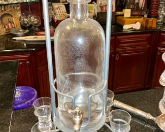 Liquor dispenser, vintage brandy/ bourbon
