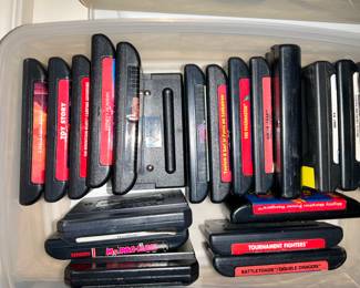 Video Games, Genesis Games .  Video Cartridges 